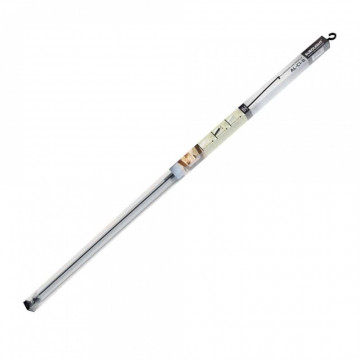 Aliuminio profilis LED juostai EUROLIGHT, įfrezuojamas, juodos spalvos, 2m kompl