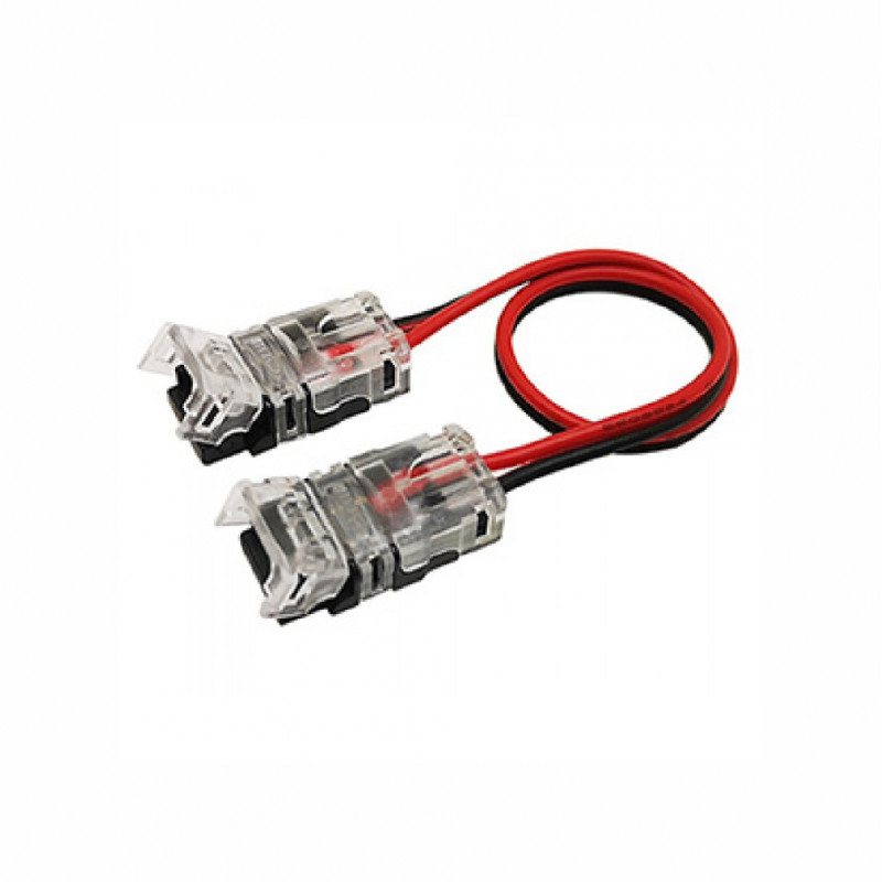 Connector for LED strip connection with 10cm cable Eurolight Connector for LED strip connection with 10cm cable Eurolight
