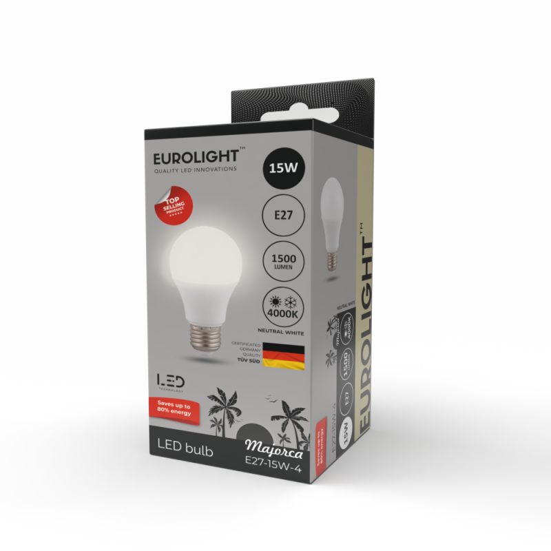 Puerto Ventura LED bulb 15W 4000K 100lm/W Eurolight Puerto Ventura LED bulb 15W 4000K 100lm/W Eurolight
