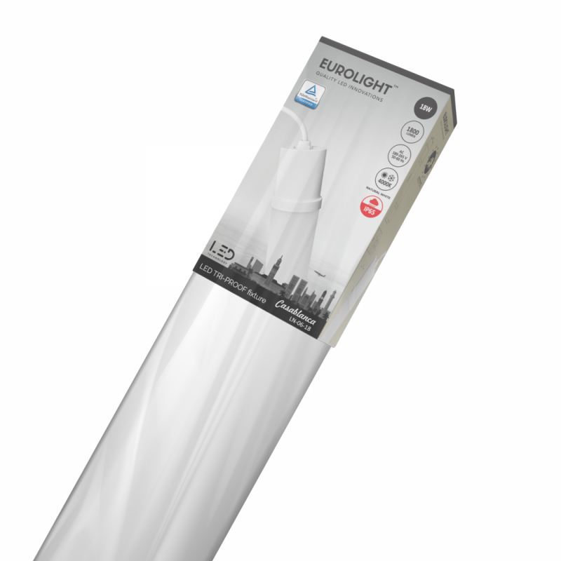 LED šviestuvas Casablanca 18W 1800Lm 4000K IP65 Eurolight