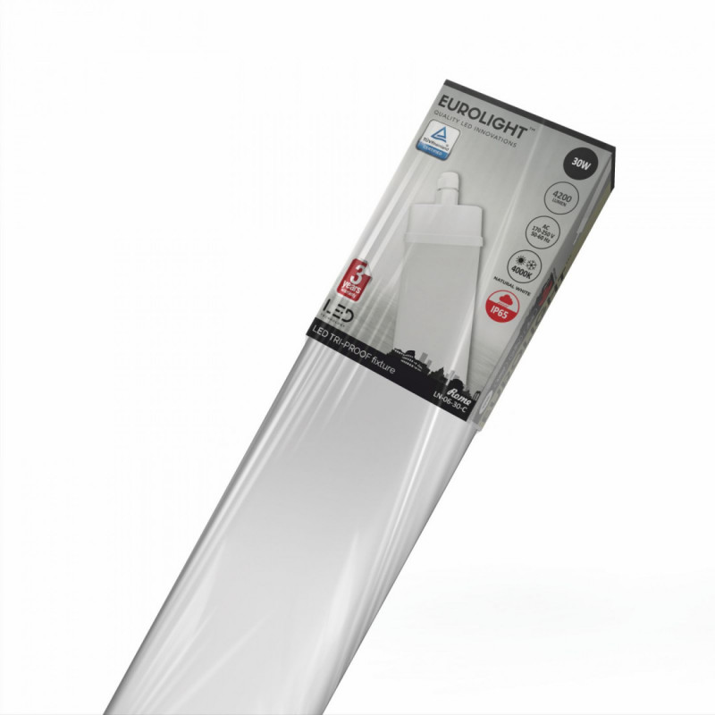 ROME šviestuvas 30W 0.6m 140lm/W 4000K IP65 IK08 Eurolight