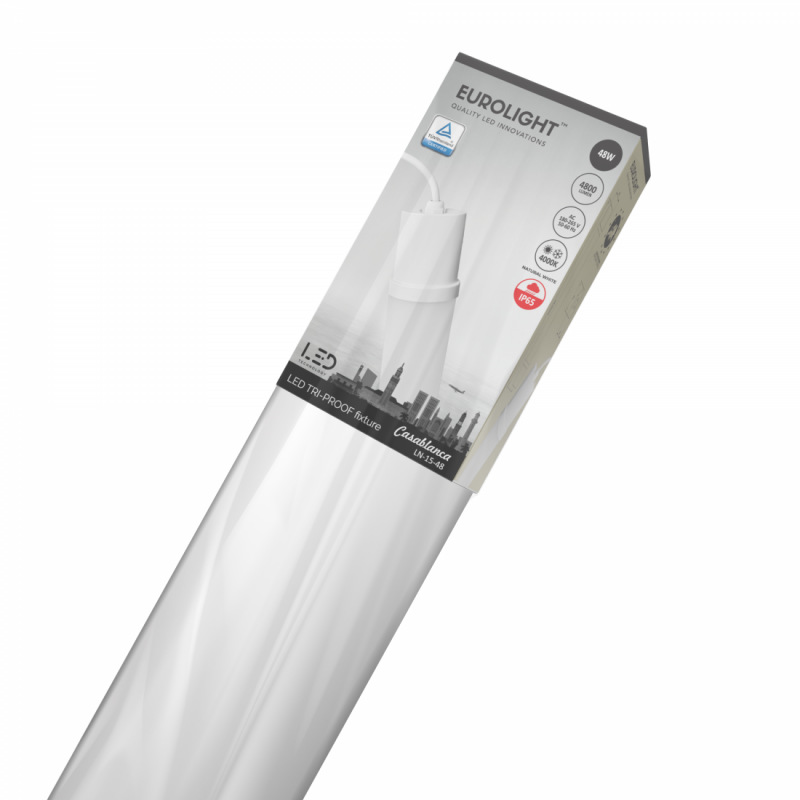 LED šviestuvas Casablanca 48W 4800Lm IP65 Eurolight