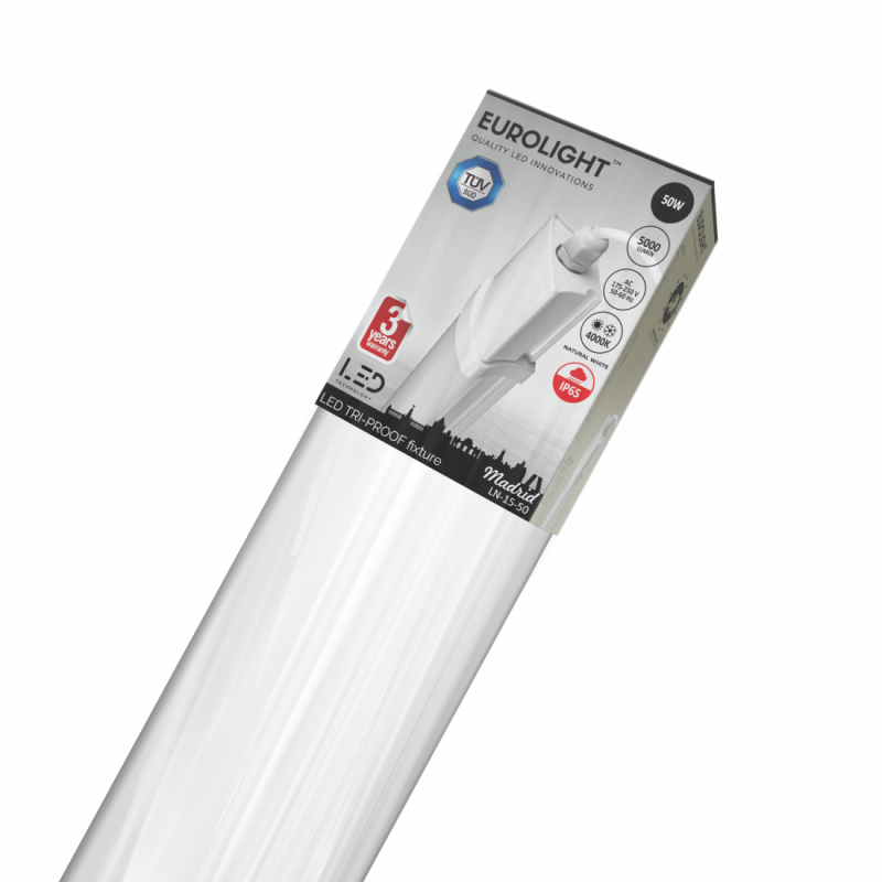 MADRID šviestuvas 50W 5000Lm 4000K IP65 Eurolight