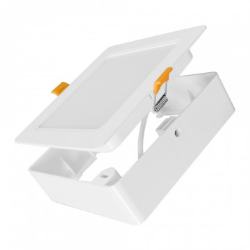 MALAGA LED panel, square, universal 12W 85lm/W CRI80+ CCT Eurolight