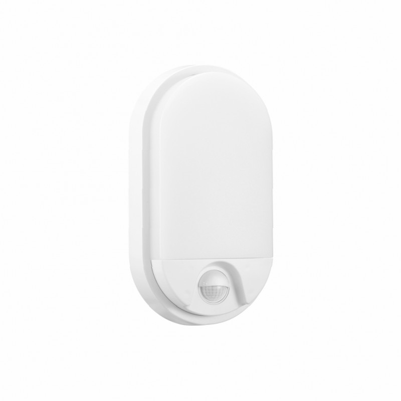 Šviestuvas Tallin oval LED, su judesio davikliu, 10W, 4000K, CRI80 IP54 Eurolight