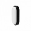 Riga oval LED šviestuvas 12W 4000K IP65 Eurolight BLACK