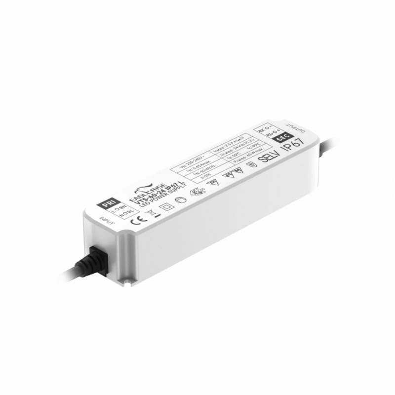 Maitinimo šaltinis 60W 24V IP67 Maitinimo šaltinis 60W 24V IP67