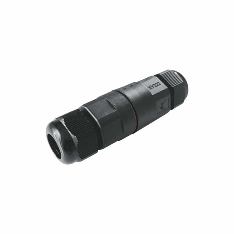 Jungtis hermetiška laidams 2polių, 250V, 16A, 0,5-2,5mm IP68 Eurolight