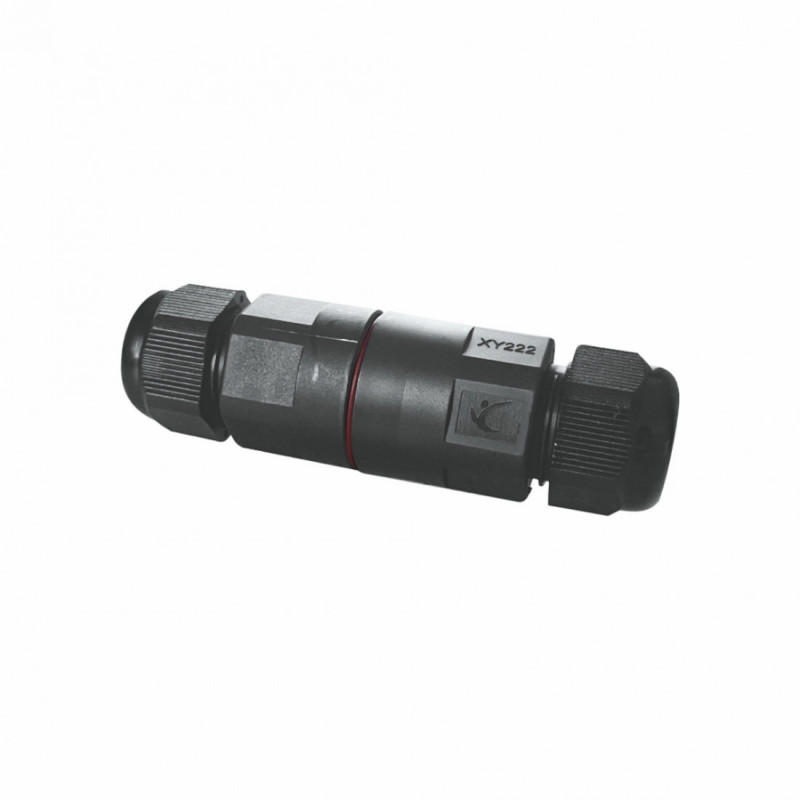Jungtis hermetiška laidams 2polių, 250V, 16A, 0,5-2,5mm IP68 Eurolight