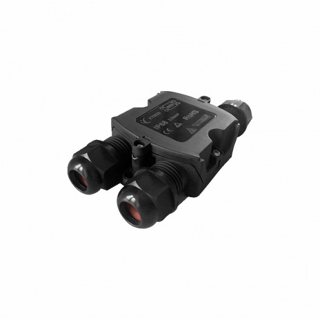 Connector for 3-pole, 250V, 16A, 0,5-2,5mm IP68 Eurolight
